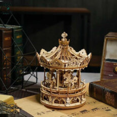 پازل 3 بعدی موزیک باکس طرح  Romantic Carousel کد AMK62