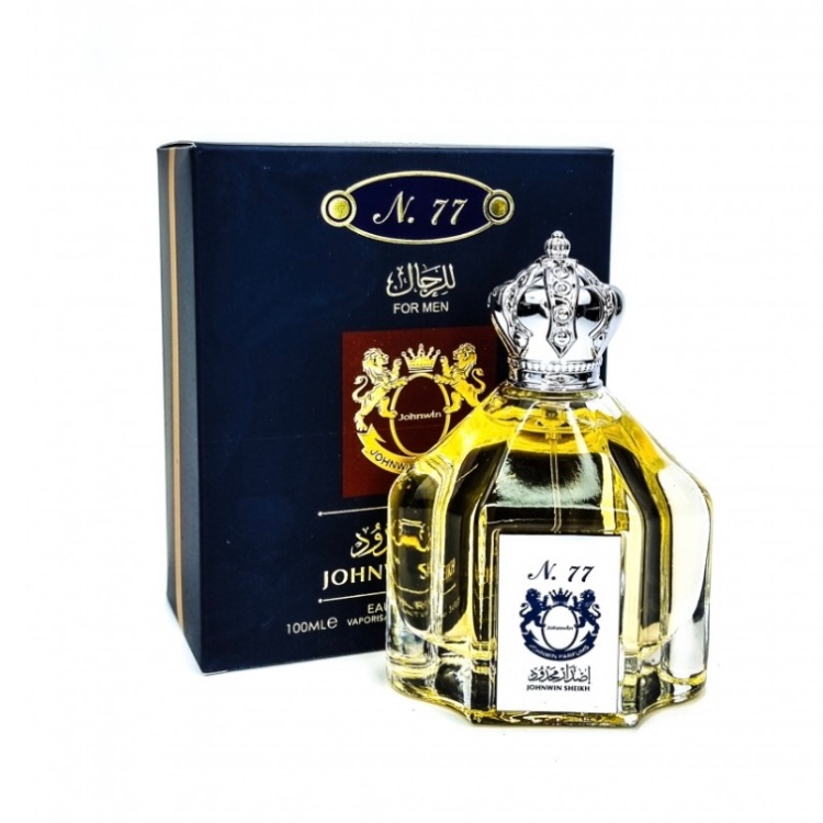 ادوپرفیوم مردانه جانوین مدل N.77 گلد شیخ
