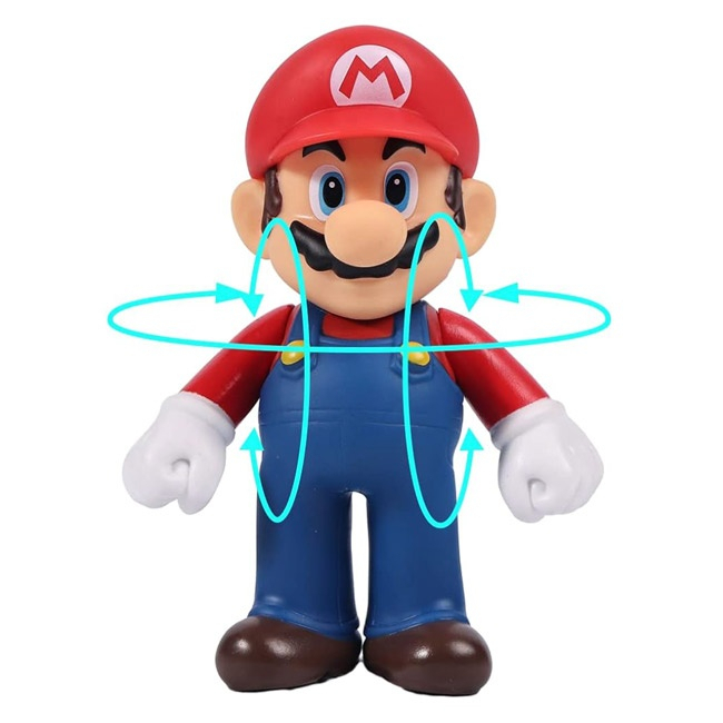 اکشن فیگور مدل قارچ خور ماریو کد A ارتفاع 23 سانتی متر