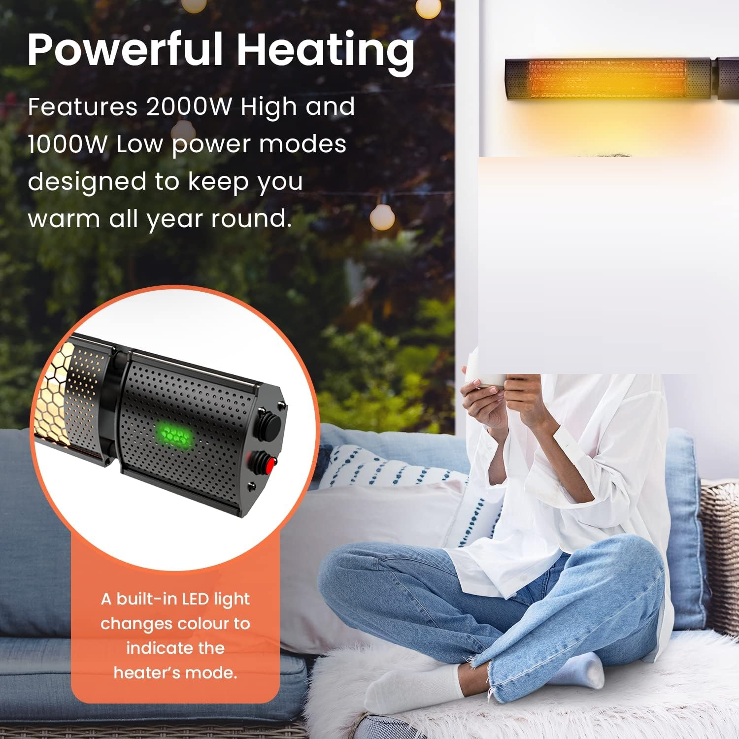 بخاری برقی پرو بریز مدل PB-H16