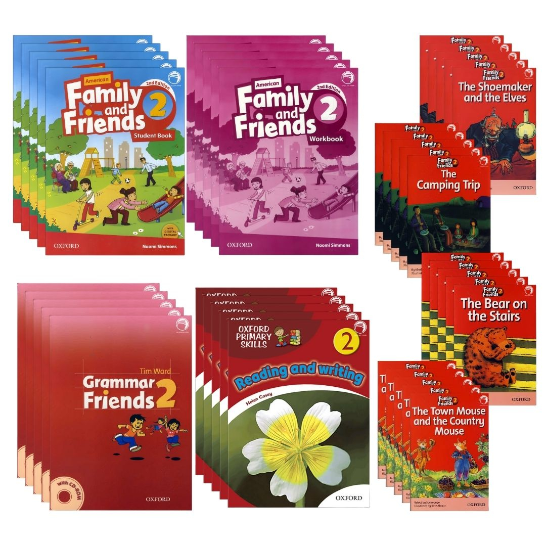 کتاب Family and Friends 2 اثر Naomi Simmons انتشارات دنیای زبان امید 40 جلدی
