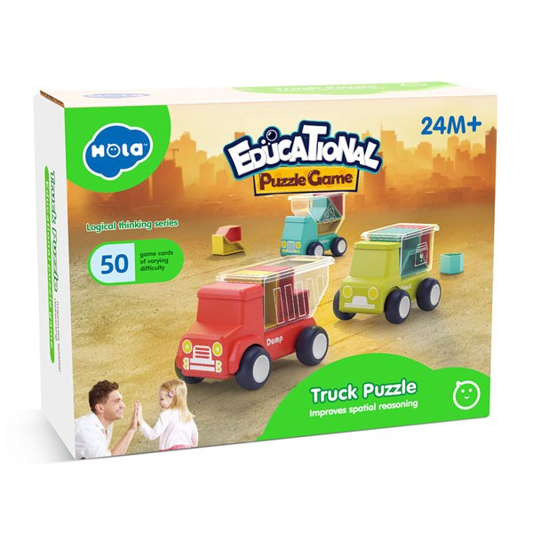 بازی فکری پازل هولا مدل کامیون کد E7980