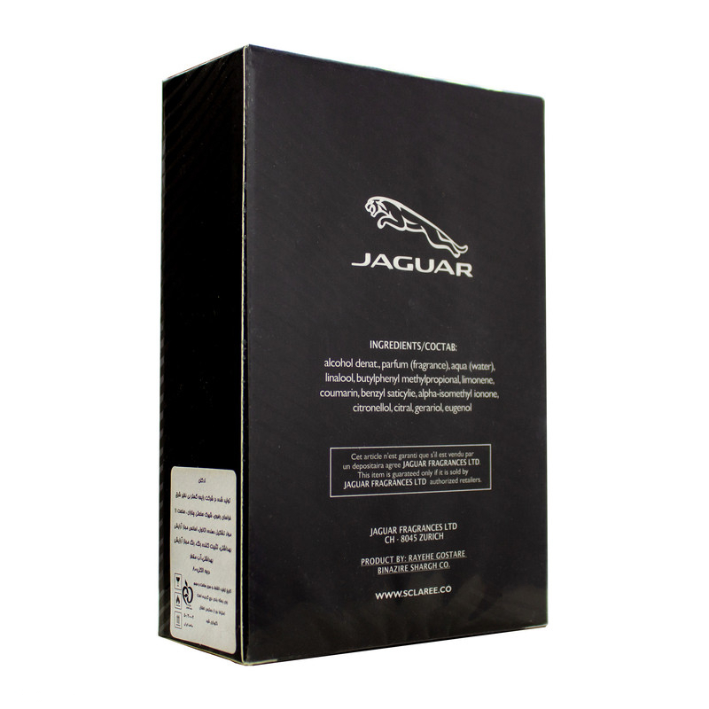 ادوپرفیوم مردانه اسکلاره مدل Jaguar Classic Black حجم 100 میلی لیتر