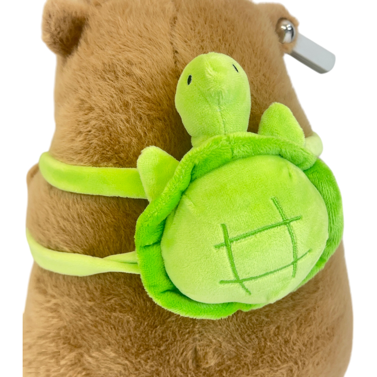 عروسک کپی بارا سایز 60 سانتی متر به همراه کوله پشتی