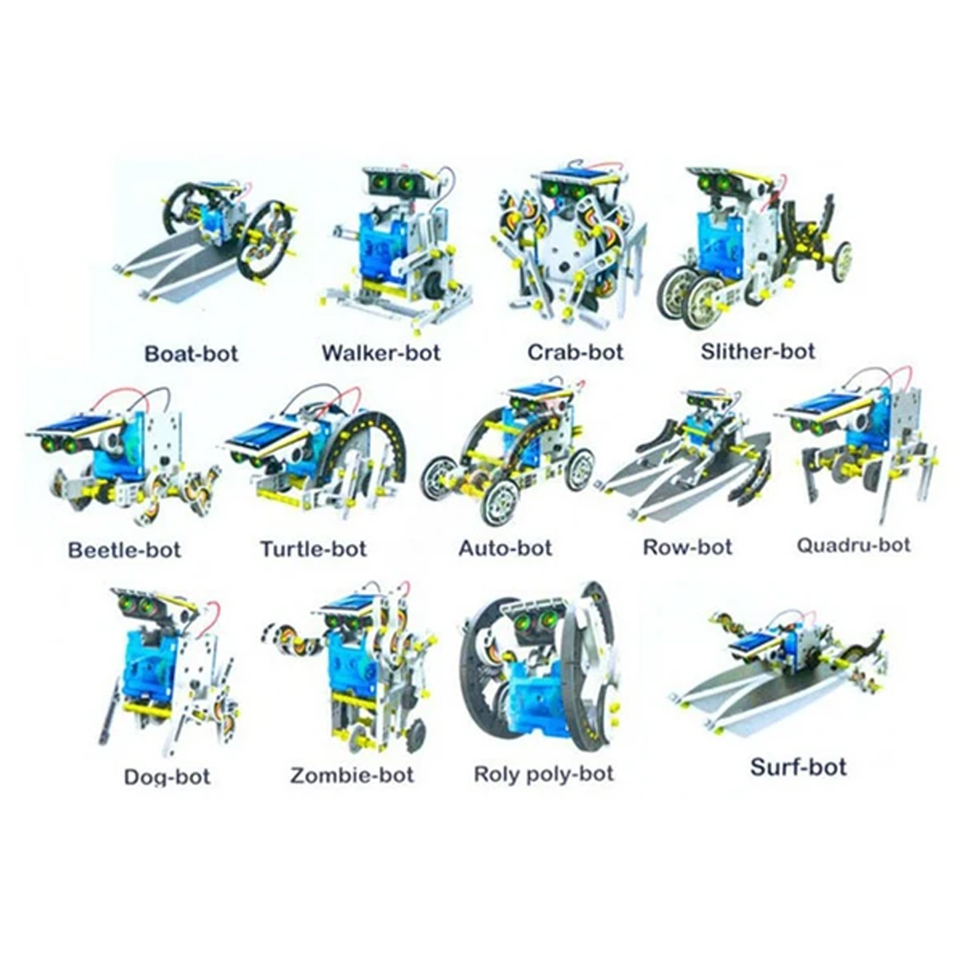 کیت آموزشی ربات خورشیدی مدل Green Energy 13 in 1