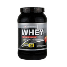 پودر پروتئین وی با طعم توت فرنگی اولترا پاور پگاه  - 1000 گرم