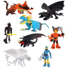 اکشن فیگور طرح اژدها سوار کد 495595 بسته 8 عددی