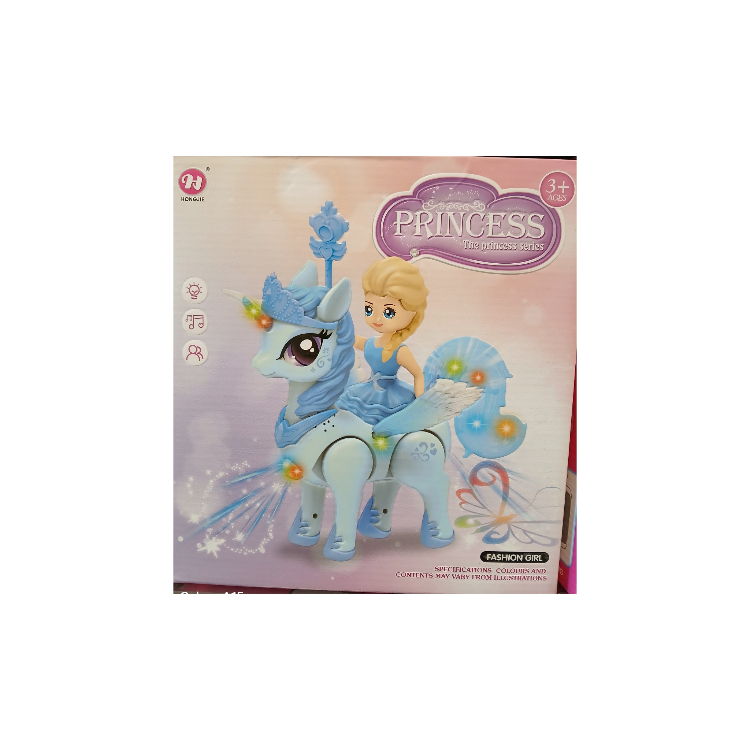 فیگور اکشن مدل اسب سوار السا رنگ بنفش