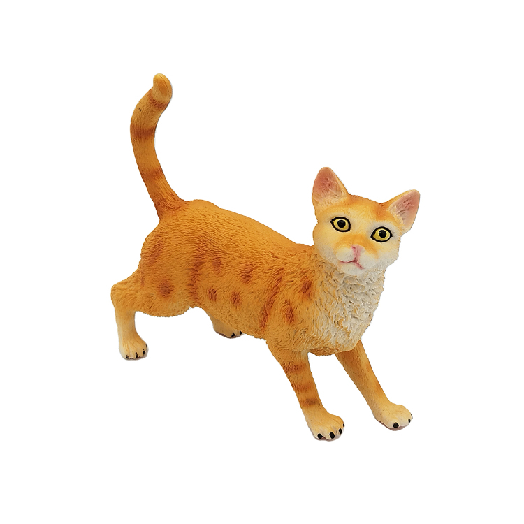 اکشن فیگور مدل گربه نارنجی سایز 14 سانتی متر