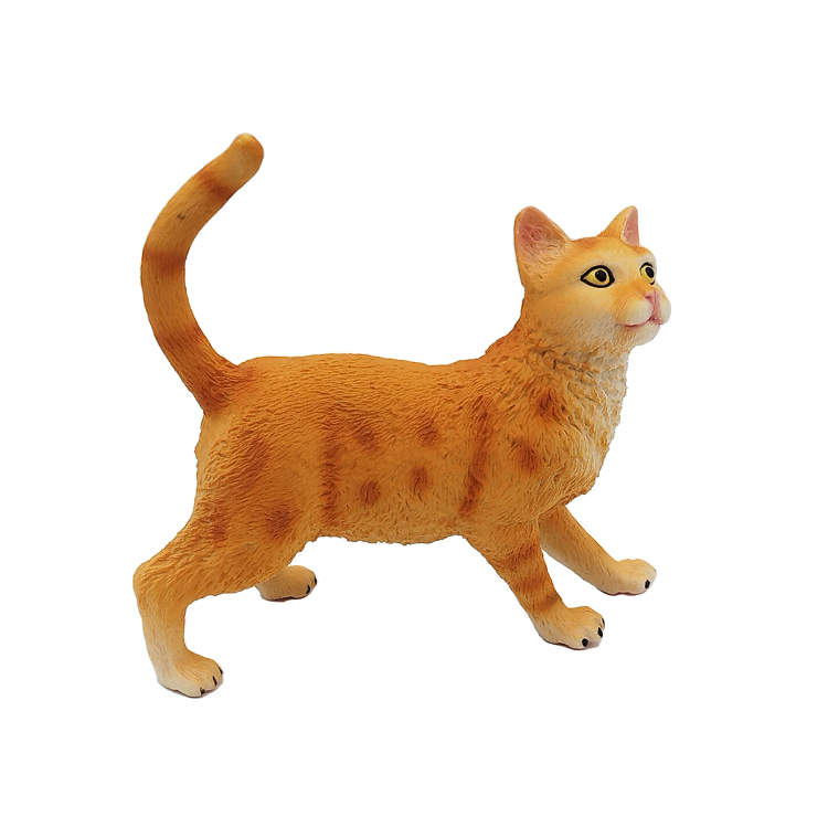 اکشن فیگور مدل گربه نارنجی سایز 14 سانتی متر