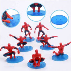 فیگور مدل مرد عنکبوتی مجموعه 7 عددی