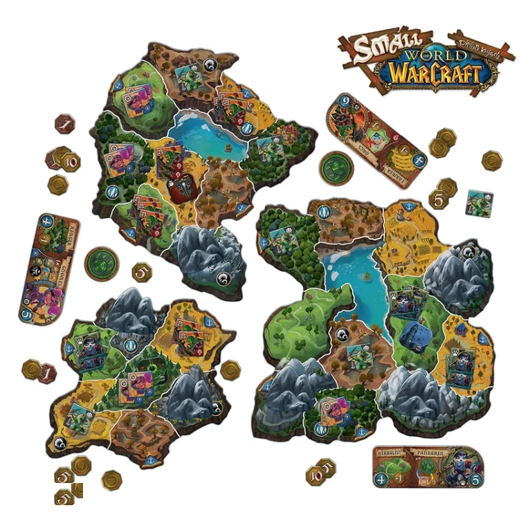 بازی فکری دهکده برد گیم مدل دنیای کوچک وارکرفت