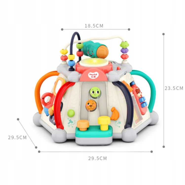 اسباب بازی هرم هوش موزیکال هولی تویز مدل Musical Activity Cube