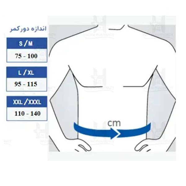 کمربند لاغری مدل تقویت عضلات شکم S/M کد 1