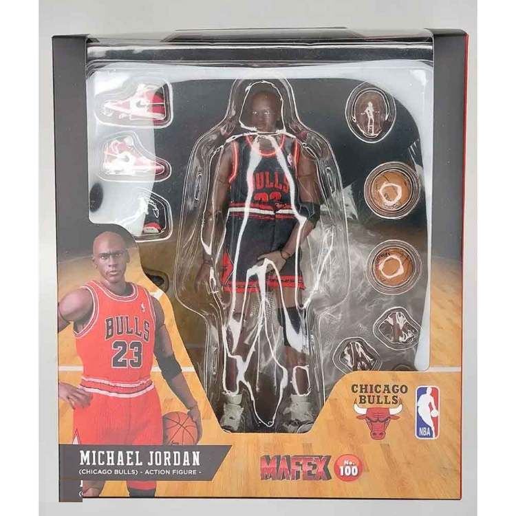 اکشن فیگور مافکس بسکتبال مایکل جردن طرح Michael Jordan Chicago Bulls Siah
