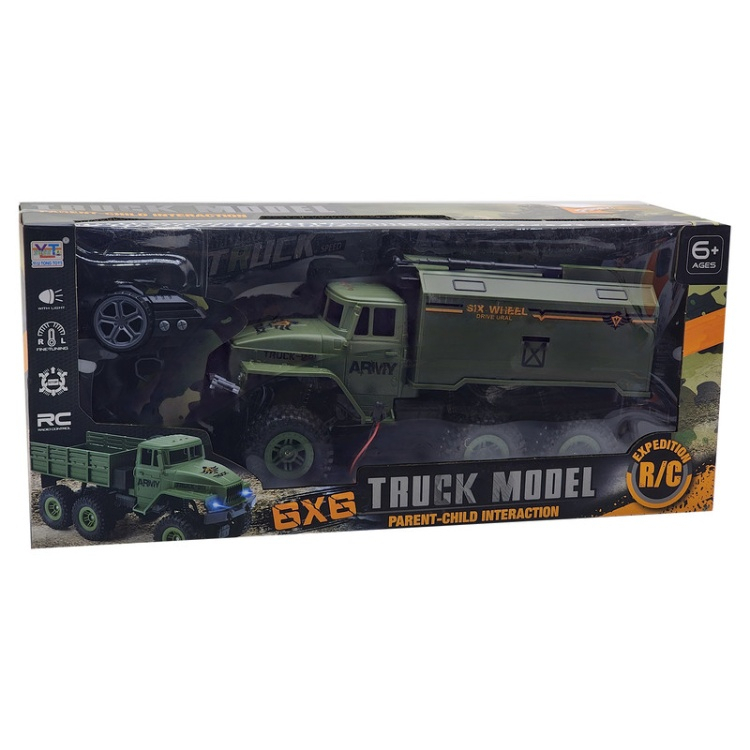 ماشین بازی مدل چراغ دار کامیون جنگی NEW FACE