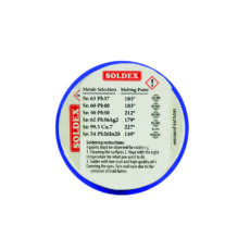 سیم لحیم سولدکس مدل SOLDEX Sn63 Pb37 وزن 100 گرم ضخامت 0.8 میلی متر