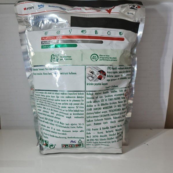 قرص ماشین ظرفشویی فیری مدل Platinum Plus بسته 65 عددی