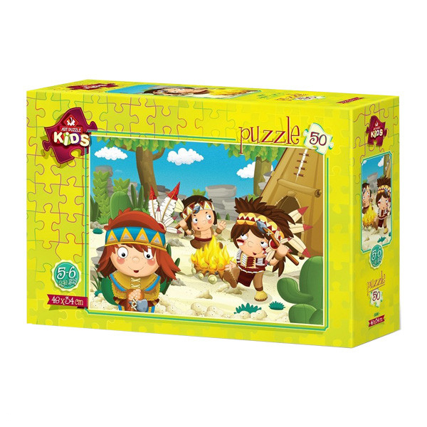 پازل 50 تکه آرت پازل مدل 5598 The Redskin Littles