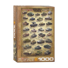 پازل 1000 تکه یوروگرافیکس پازلز طرح World War II Tanks كد 60000388