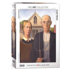 پازل 1000 تکه یوروگرافیکس پازلز مدل American Gothic كد 5479-6000
