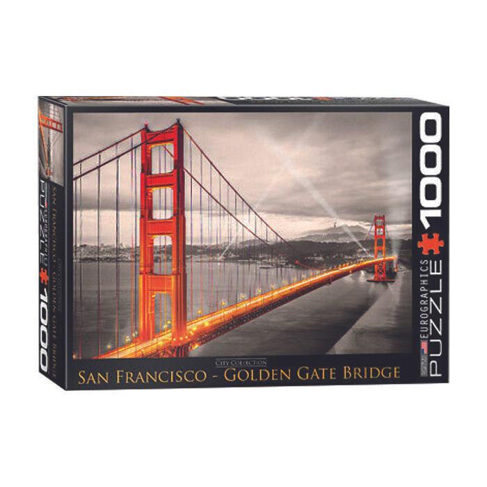 پازل 1000 تکه یوروگرافیکس پازلز مدل پل سانفرانسيسكو كد 0663