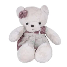 عروسک طرح خرس تدی دختر اخمالو سایز 70 سانتی متر