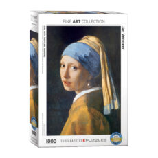 پازل 1000 تکه یوروگرافیکس پازلز مدل Girl With The Pearl Earring کد 5158-6000