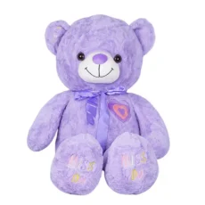 عروسک طرح خرس بزرگ قلب به سینه کد 1000010958 سایز ۱ متر