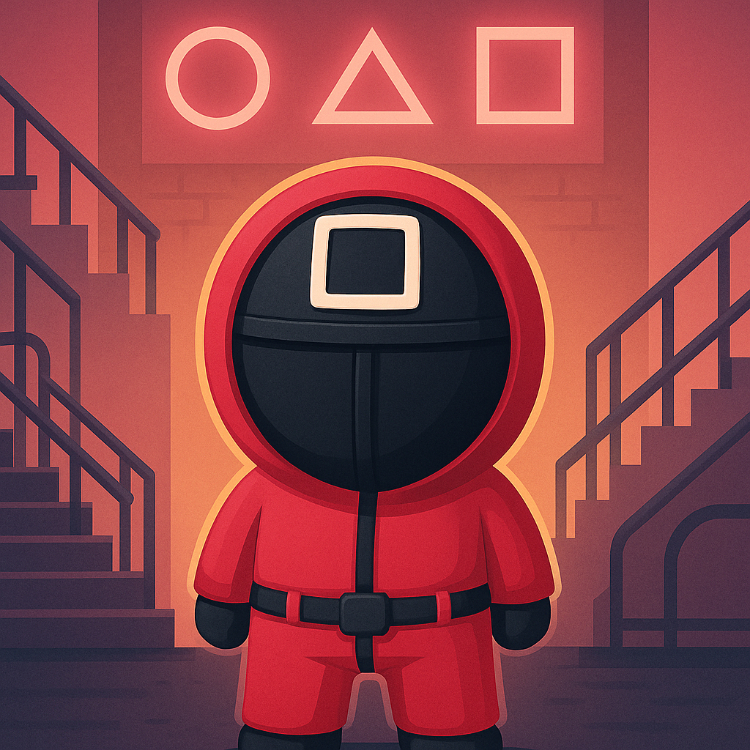 اکشن فیگور مدل اسکوئید گیم طرح نگهبان فانتزی