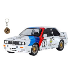 ماکت ماشین ناب سل مدل بی ام و رالی فلزی BMW E30 M3 به همراه جاسوییچی
