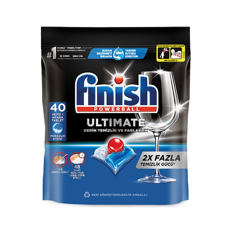 قرص ماشین ظرفشویی فینیش مدل Ultimate بسته 40 عددی