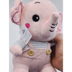 عروسک پولیشی ناب سل مدل فیل بانمک ارتفاع 30 سانتی متر