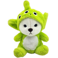 عروسک ناب سل مدل خرس فضایی کلاه دار پولیشی ارتفاع 25 سانتی متر