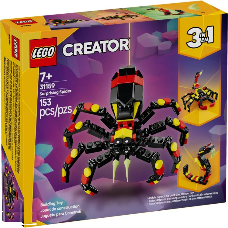 ساختنی لگو سری کریتور مدل The Amazing Spider کد 31159