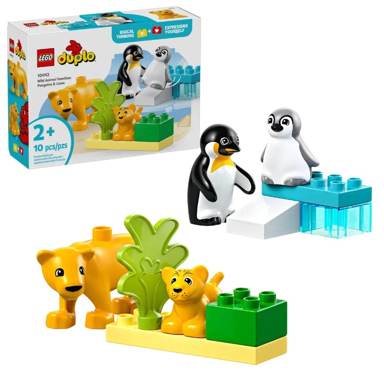 ساختنی لگو سری دوپلو مدل Penguins and Lions کد 10442