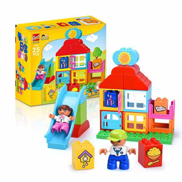 لگو ساختنی مدل خانه شاد