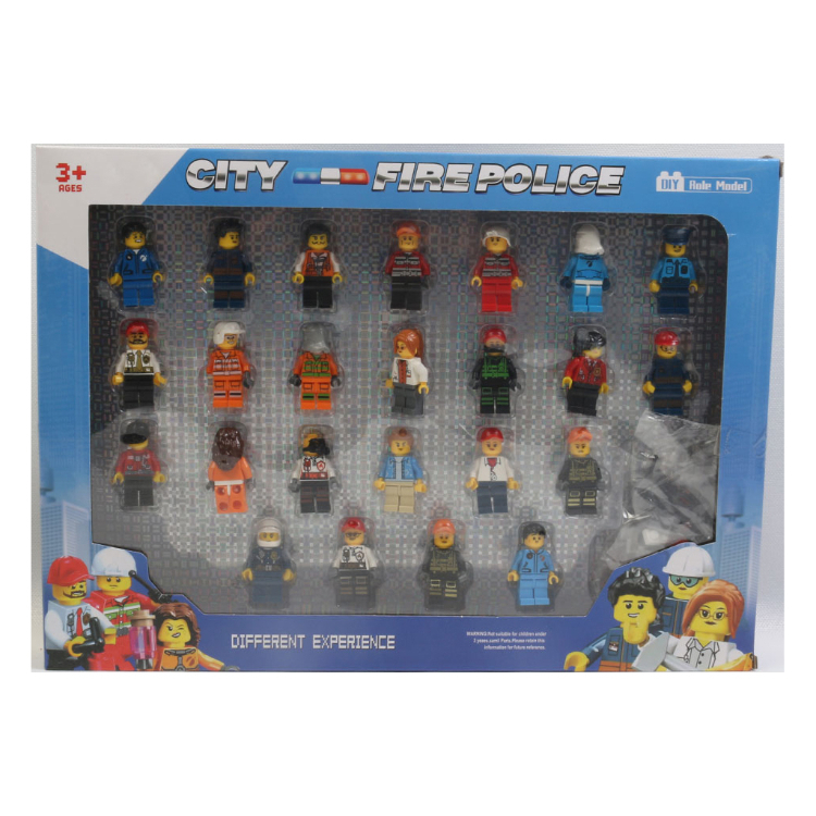 لگو طرح آدمک مشاغل شهر مجموعه 24 عددی