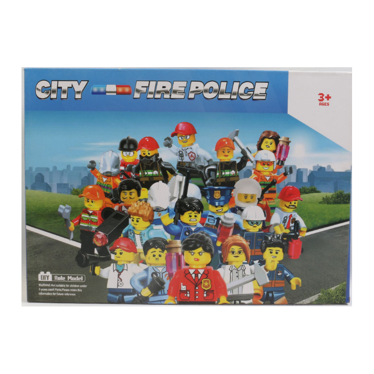 لگو طرح آدمک مشاغل شهر مجموعه 24 عددی