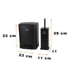 ست سطل و فرچه دلفین مدل Evd-226-6lt