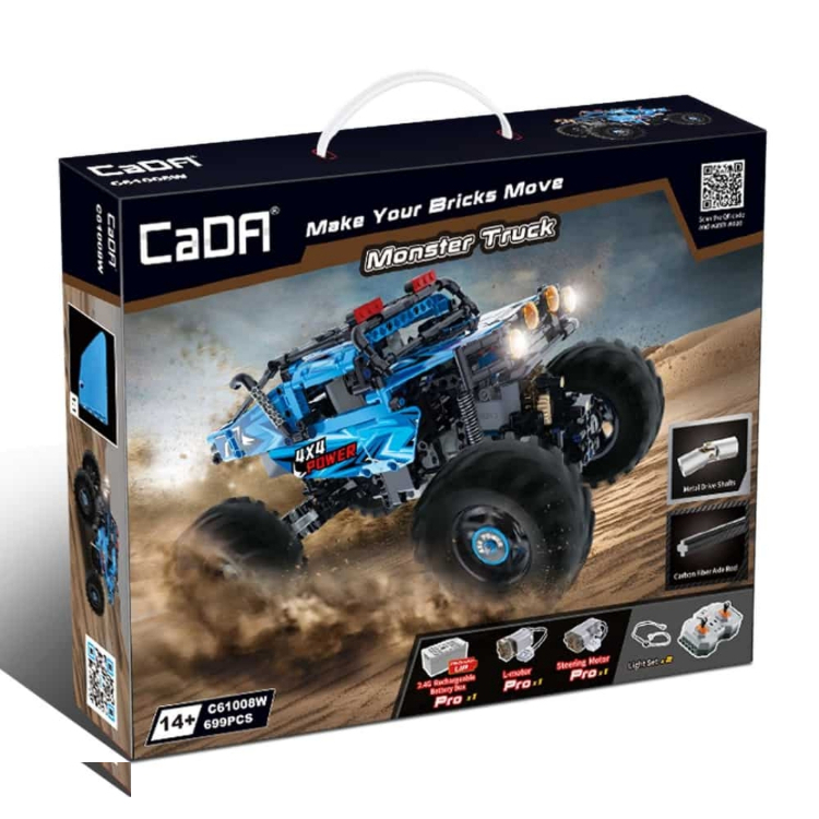 لگو مدل ماشین مانتسر تراک کنترلی کد 61008