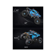 لگو مدل ماشین مانتسر تراک کنترلی کد 61008
