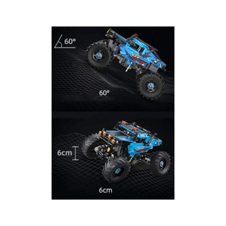 لگو مدل ماشین مانتسر تراک کنترلی کد 61008