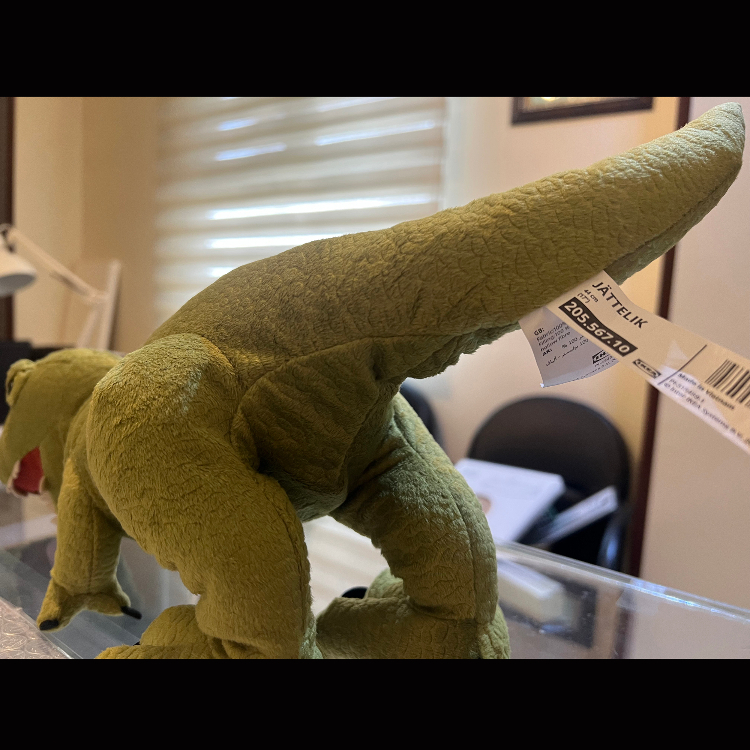 عروسک ایکیا طرح دایناسور مدل JÄTTELIK