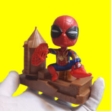 فیگور اسپایدرمن طرح قلعه شنی مجموعه 5 عددی