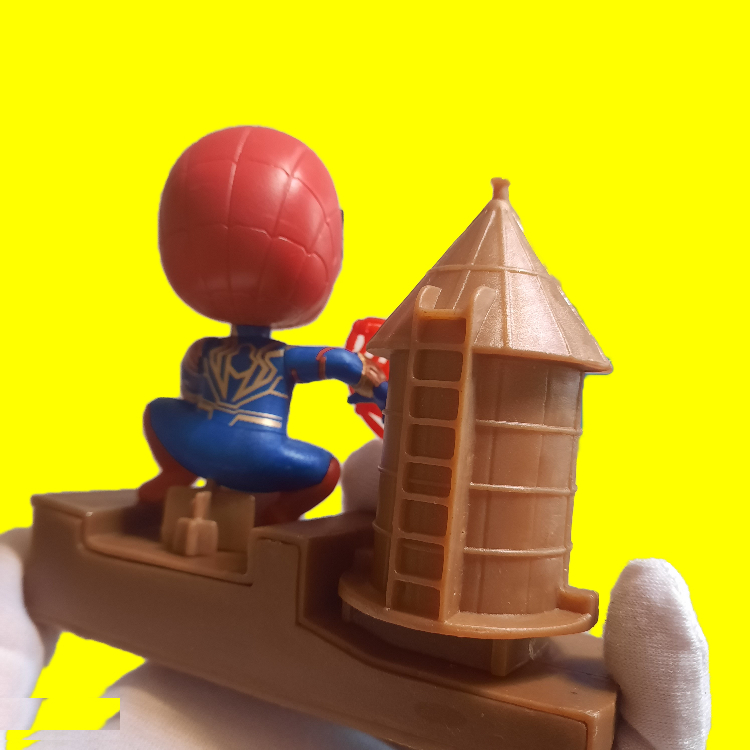 فیگور اسپایدرمن طرح قلعه شنی مجموعه 5 عددی