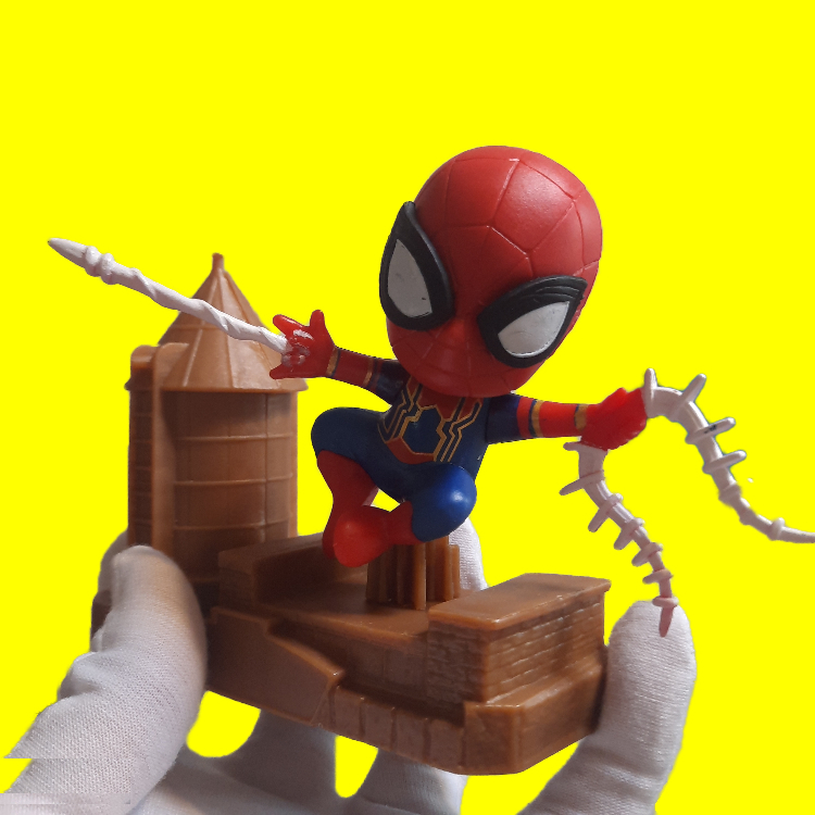 فیگور اسپایدرمن طرح قلعه شنی مجموعه 5 عددی