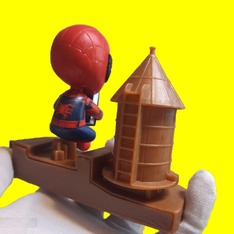 فیگور اسپایدرمن طرح قلعه شنی مجموعه 5 عددی