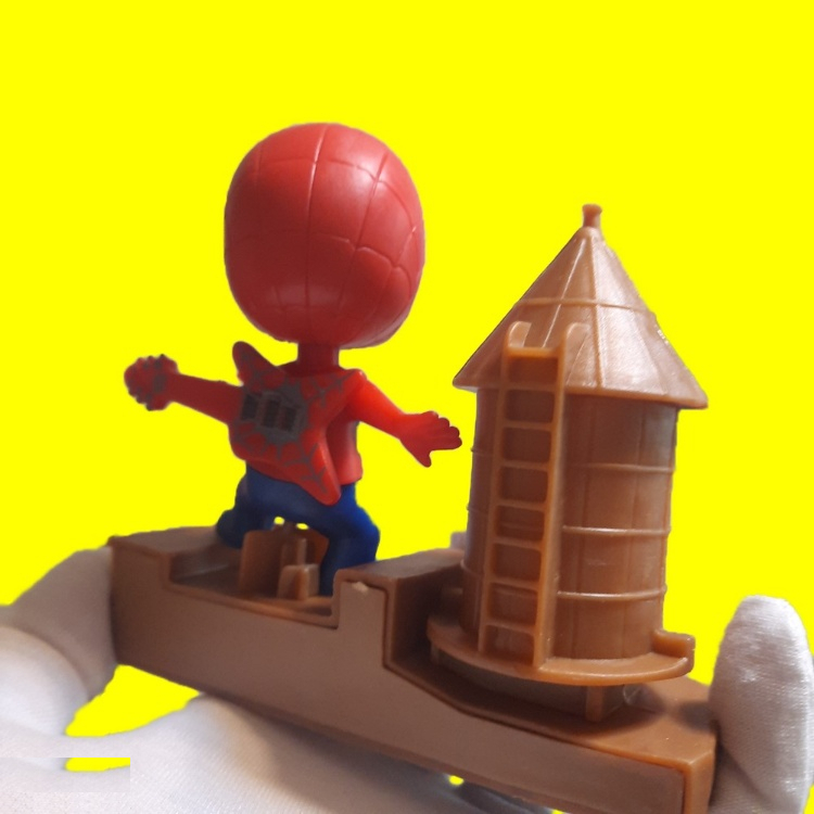 فیگور اسپایدرمن طرح قلعه شنی مجموعه 5 عددی