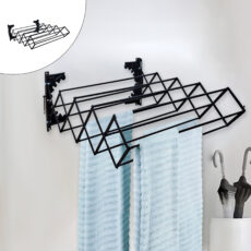 بند رخت دیواری مدل آکاردئونی کد 70